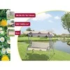 Saska Garden sodo trijų vietų sūpynės smėlio spalva