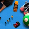 Relaxdays Sportinės grindų apsauginės kilimėliai iš 24 putplasčio dėlionės plytelių