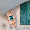 Relaxdays Stačiakampė saulės burė HDPE