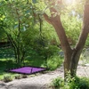 Relaxdays Stačiakampės formos lizdinės sūpynės, violetinės
