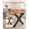 Vevor Stalo kojos 750 x 790 mm, juodos, 2 vnt.