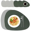 Relaxdays Stalo padėkliukai ir padėkliukai puodeliams, 6 dalių rinkinys
