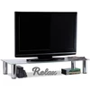Relaxdays Stiklinis TV staliukas