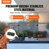 Vevor Stiklo laikiklis 4 vnt. kvadratinės spaustukės 8-12mm stiklo juoda