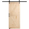 VEVOR Stumdomų durų komplektas 91 cm x 213 cm