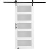 Vevor stumdomų durų komplektas 91 x 213 cm