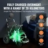 Vevor Sulankstoma elektrinė vežimėlė su reguliuojama atrama