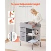 Vevor Sulankstoma kūdikio keitimo stalas su stalčiais