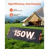 Vevor Sulankstomas 150 W saulės skydas lauko iškyloms