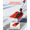 Vevor Sulankstomas sniego kastuvas 22 cm kiemui