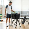 Relaxdays Sulankstomas teniso kamuoliukų vežimėlis