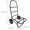 Relaxdays Sulankstomas transportavimo vežimėlis, 80 kg