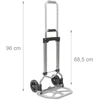 Relaxdays Sulankstomas vežimėlis iki 60 kg