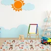 Relaxdays Sulankstomas žaidimų kilimėlis su miško gyvūnais