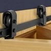 Vevor Sulankstomo stumdomo durų bėgelio rinkinys 132 cm