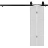 Vevor Sulankstomo stumdomo durų bėgelio rinkinys 132 cm
