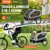 Vevor Šunų dviračio priekaba, palaiko iki 40 kg