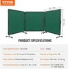 VEVOR Suvirinimo uždanga su rėmu 180x180 cm žalia