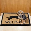 Kodustaar sveiki atvykę takso (wiener dog) durų kilimėlis