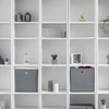 Relaxdays Šviesiai pilkos daiktų laikymo dėžės su kilpine rankena