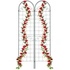 Relaxdays Tamsiai žalių grotelių rinkinys iš 2 vnt. 220 cm