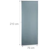 Relaxdays Tamsinanti roletai 60-120cm pločio pilki