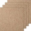 Vevor Tamsios rudos kilimų plytelės 50x50 cm su paminkštinimu