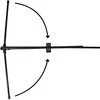 Teniso tinklas su strypais Enero, 310x76cm