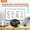 Vevor Terminis etikečių spausdintuvas 4x6 USB/Bluetooth
