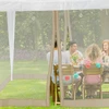 Relaxdays Tinklelis nuo uodų 3x3 m paviljonui, smėlio spalvos