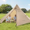 Vevor Tipi palapinė su krosnele 4 asmenims