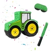 Relaxdays Traktoriaus piñata su lazda ir kauke