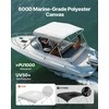Vevor Trijų lankų valties bimini stogelis
