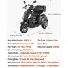 Vevor Triratė elektrinė motoroleris senjorams ir suaugusiems