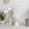 Relaxdays Tualetinio popieriaus laikiklio ir šepečio rinkinys