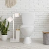 Relaxdays Tualetinio popieriaus laikiklis ir šepečio rinkinys