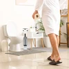 Relaxdays Tualeto komplektas su padėklu, matinės juodos spalvos