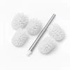 Relaxdays Tualeto šepetys + 5 atsarginės galvutės Ø8 cm