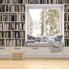 Relaxdays Tvirta bambukinė kojų kėdutė