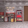Relaxdays Tvirta lentynų sistema su 4 lygiais