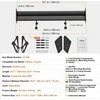 Vevor Universalus galinis spoileris GT stiliaus 53,4 cm
