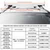 Vevor Universalus stogo bagažinės skersinis 132 cm