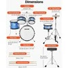 Vevor Vaikiška 5 dalių mušamųjų instrumentų rinkinys