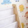 Relaxdays Vaikiška knygų lentyna su 4 medžiaginėmis kišenėmis