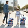 Kelioninis Vevor Vaikiška lagaminų rinkinys su kuprine ir pagalve