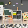 Relaxdays Vaikiška pastatoma kreidinė ir baltoji lenta