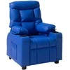 Vaikiška recliner sofa su puodelių laikikliais