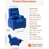 Vaikiška recliner sofa su puodelių laikikliais