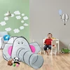 Relaxdays Vaikiška žaidimų palapinė Drambliukas su tuneliu