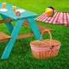 Relaxdays Vaikiškas medinis pikniko suoliukas